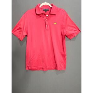 Masters Collection Golf Polo Shirt Mens Medium Pink Short Sleeve Athleisure
